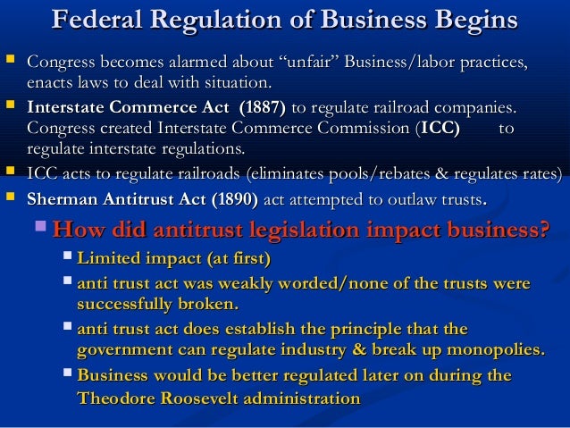 Big business government policy