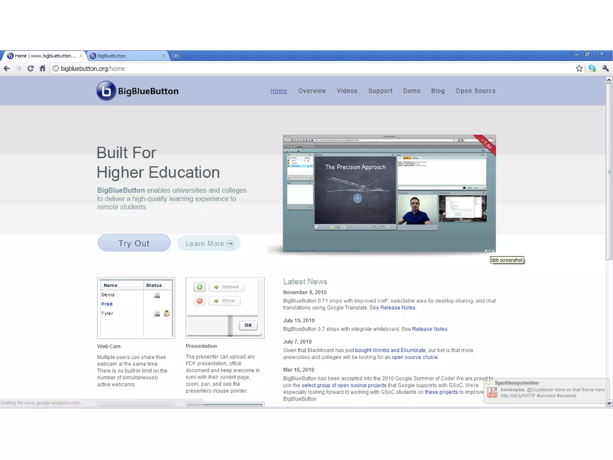 Bigbutton unified Comms and Web Conferencing
