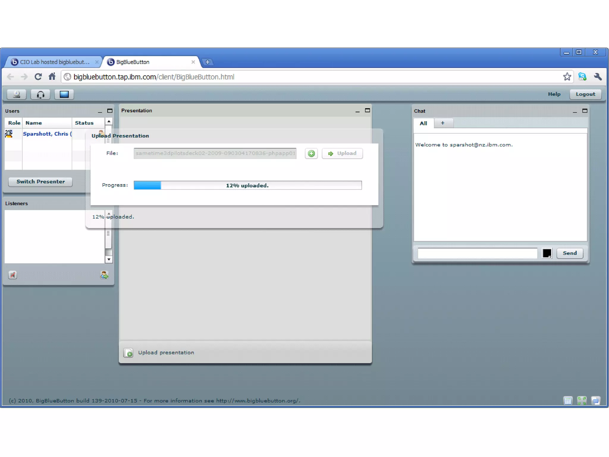 Bigbutton unified Comms and Web Conferencing