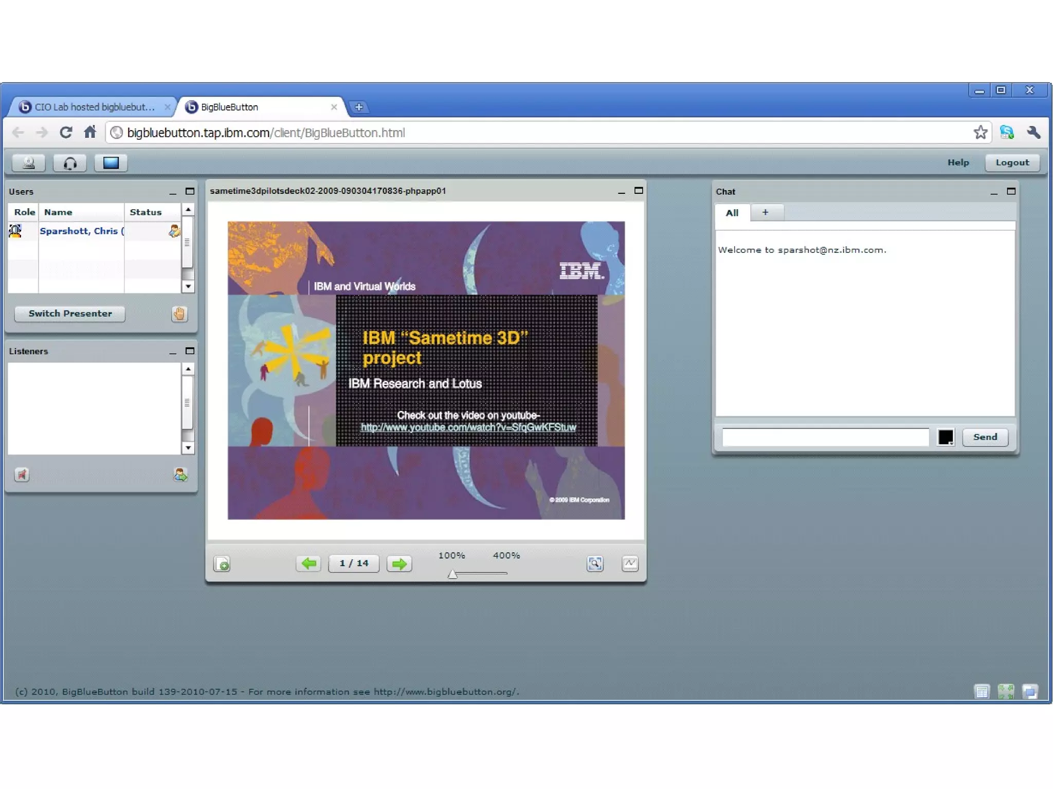 Bigbutton unified Comms and Web Conferencing