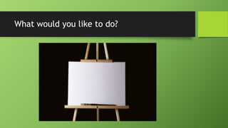 What would you like to do?