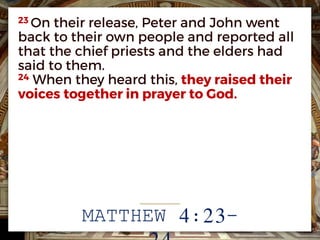MATTHEW 4:23-
 