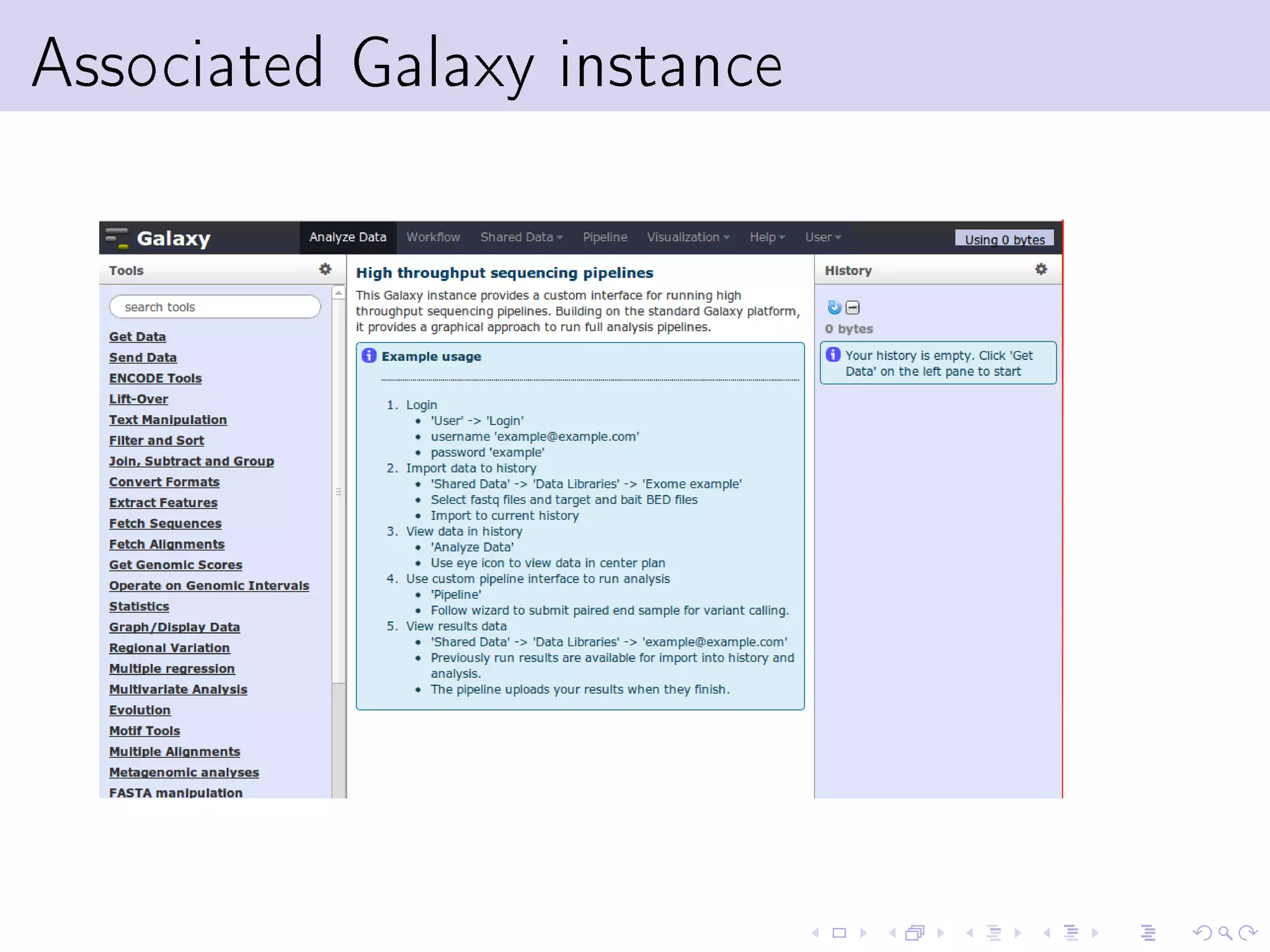 Associated Galaxy instance
 
