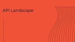 API Landscape
 