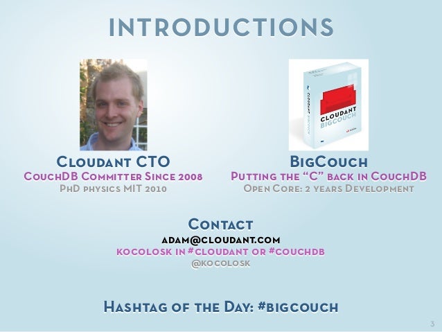 Scaling CouchDB with BigCouch Scaling CouchDB with BigCouch