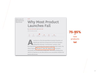75-95%
of
new
products
fail
7
 