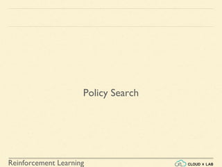 Reinforcement Learning
Policy Search
 