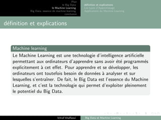 Big data et machine Learning | PDF