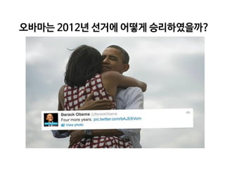 오바마는 2012년 선거에 어떻게 승리하였을까?

 
