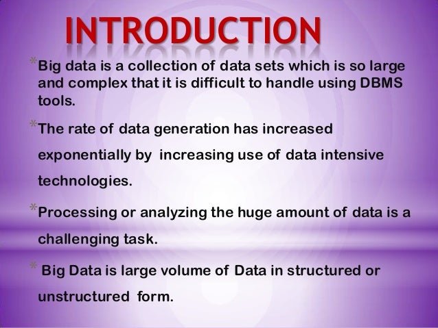 Disadvantages Of Big Data