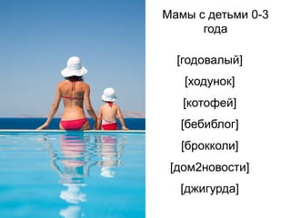 Мамы с детьми 0-3
года
[годовалый]
[ходунок]
[котофей]
[бебиблог]
[брокколи]
[дом2новости]
[джигурда]
	


 