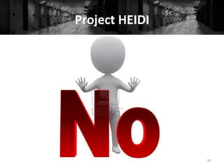 Project	
  HEIDI	
  
74	
  
 