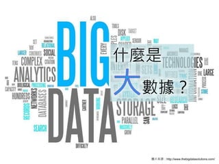 圖片來源：http://www.thebigdatasolutions.com/
什麼是
數據？
 