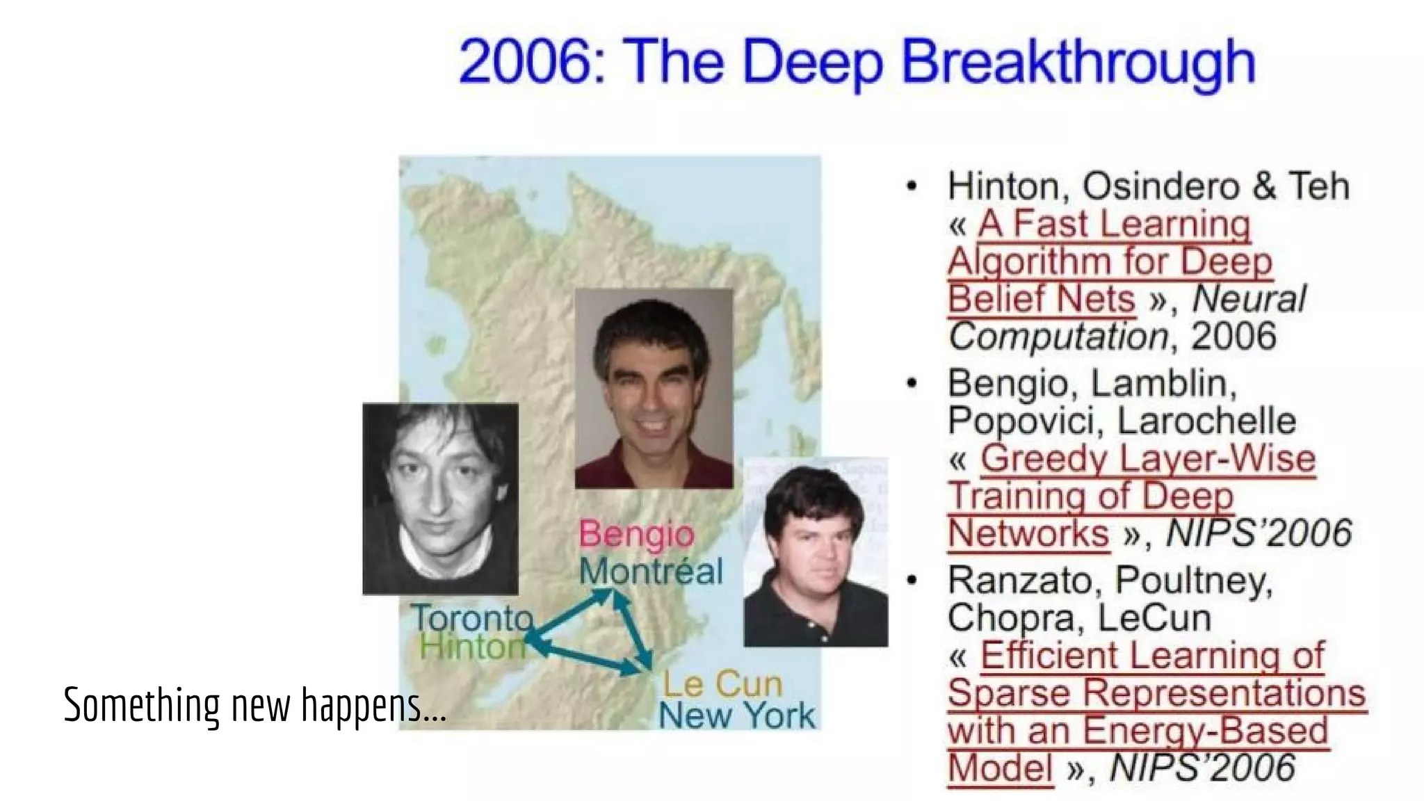 Something new happens...
 