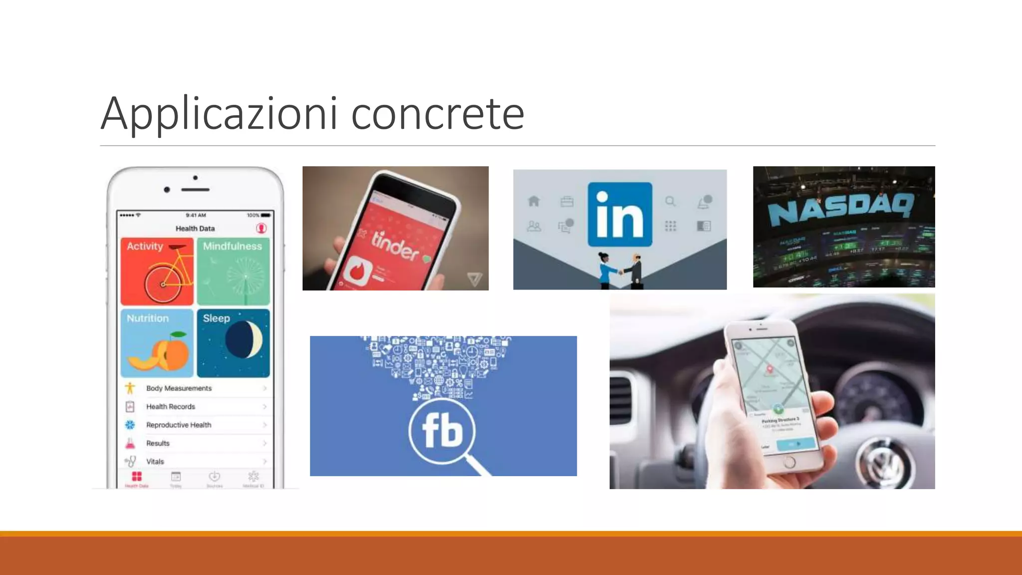 Applicazioni concrete
 