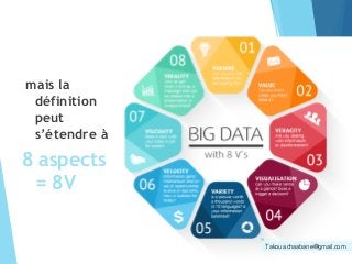mais la
définition
peut
s’étendre à
8 aspects
= 8V
Takoua.chaabane@gmail.com
18
 
