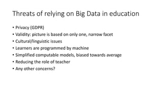 Big data in education | PPTX