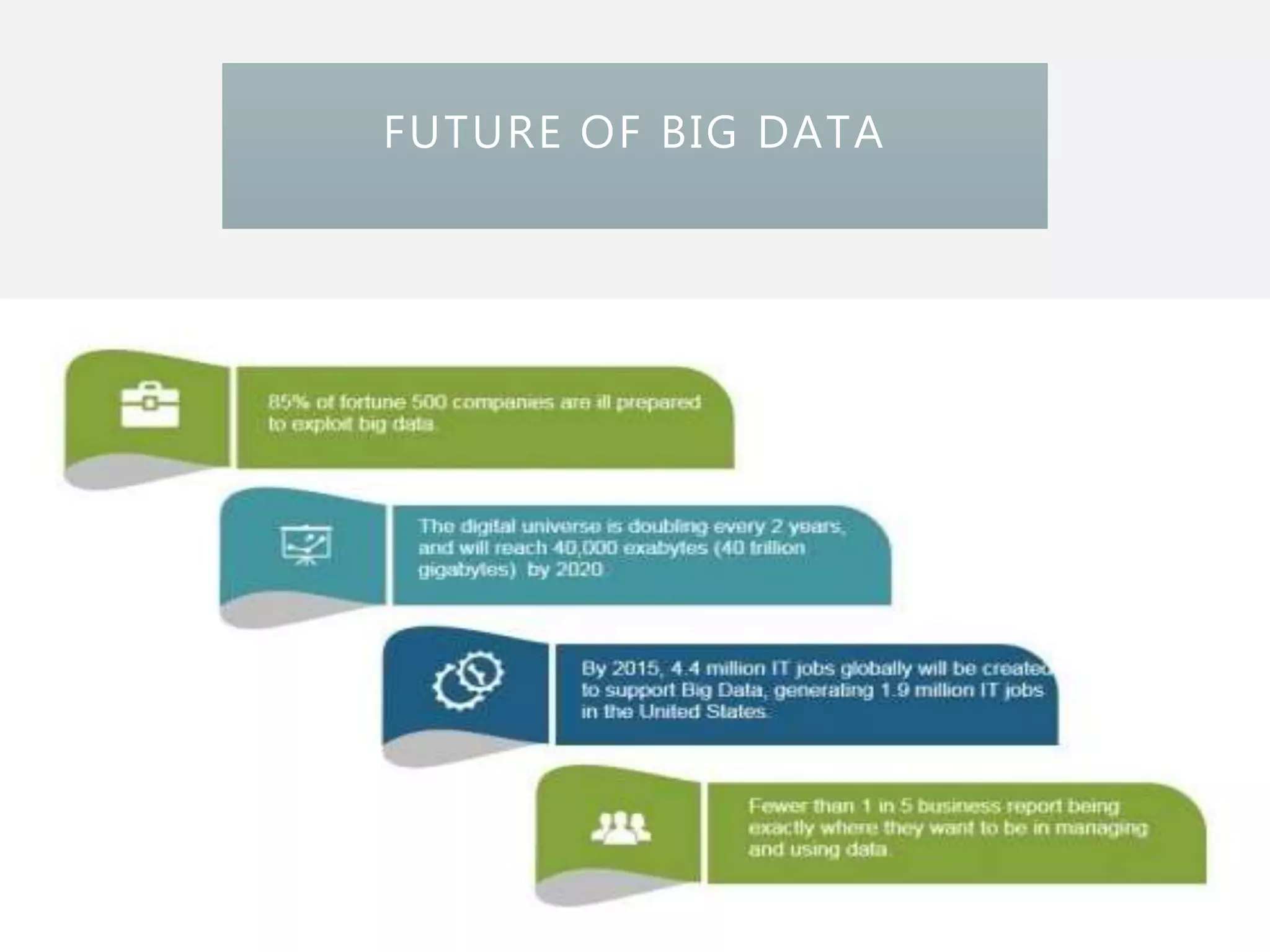 FUTURE OF BIG DATA
 