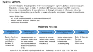 Conceptos de Big Data y Análisis de Datos | PDF
