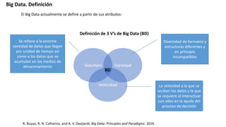 Conceptos de Big Data y Análisis de Datos | PDF