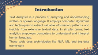 Big data text analytical tools in big data | PDF