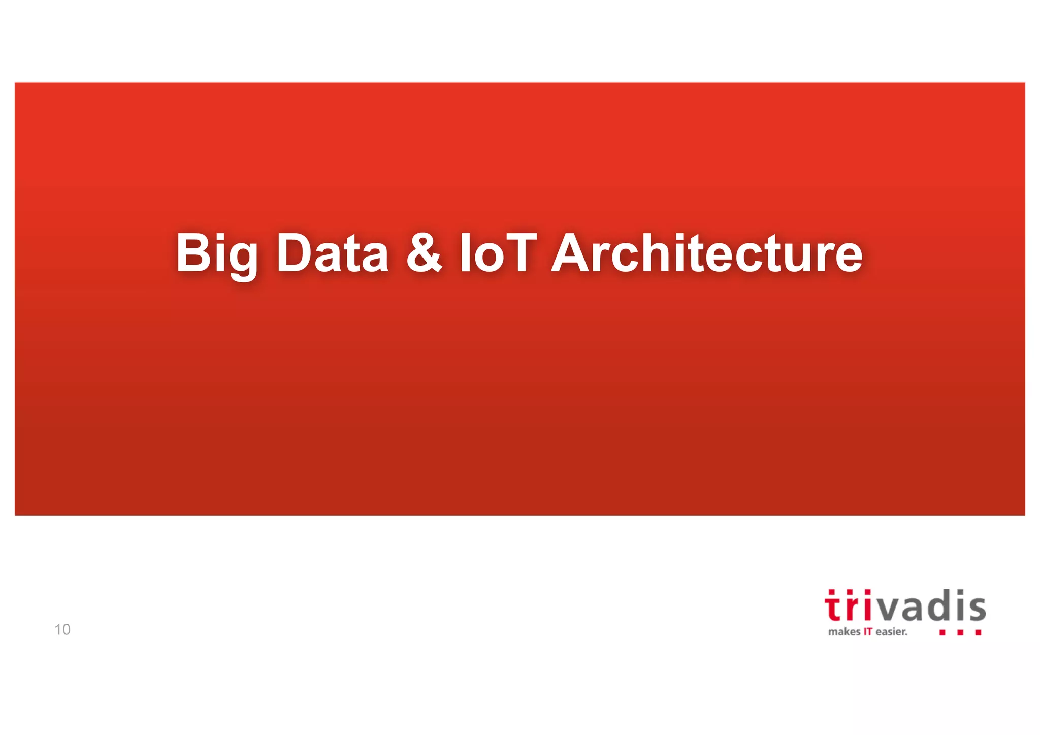 10
Big Data & IoT Architecture
 