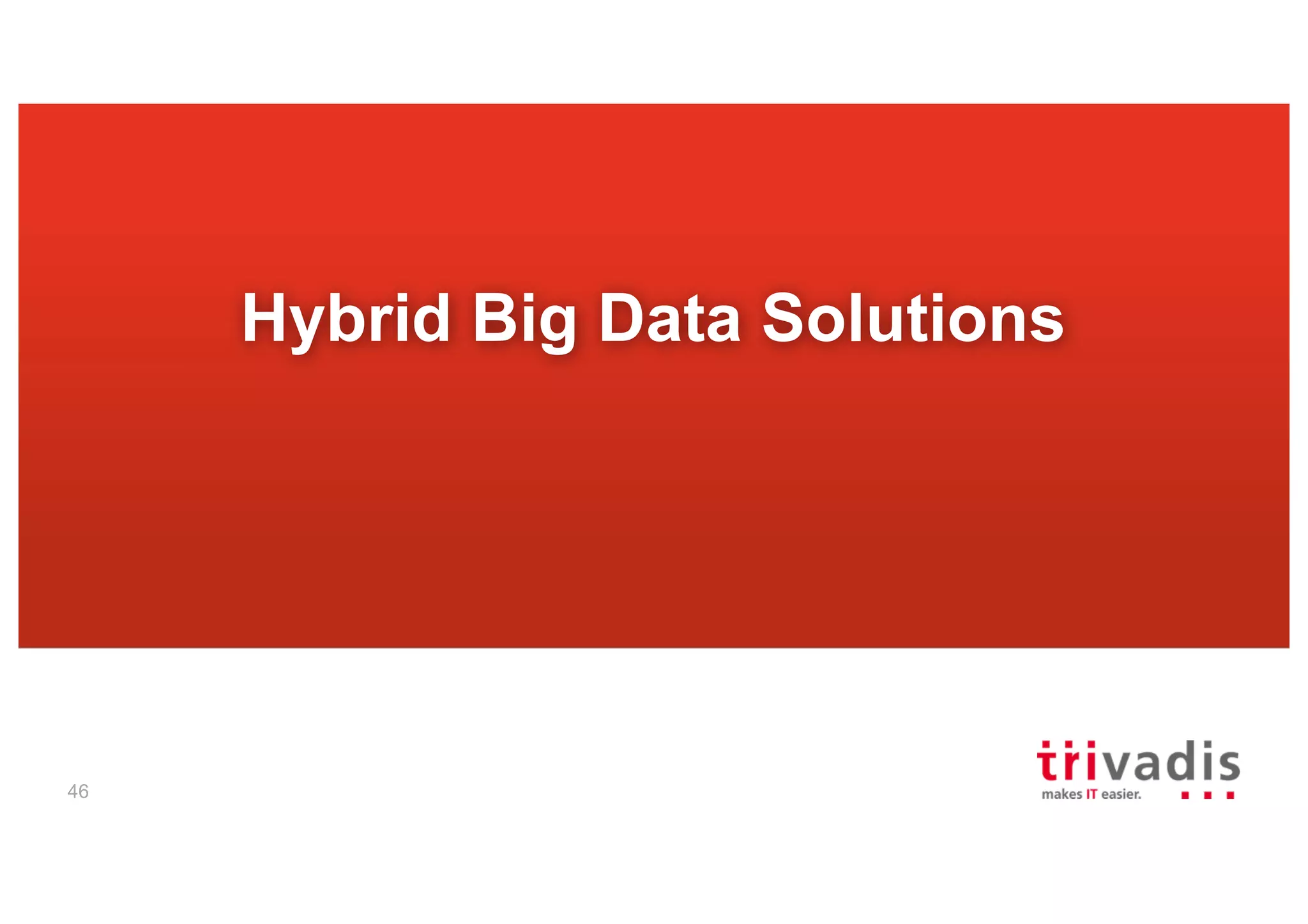 46
Hybrid Big Data Solutions
 