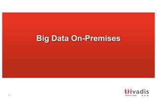 43
Big Data On-Premises
 