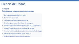 BigData - Aula de Bigdata - Intro Python | PPTX