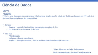 BigData - Aula de Bigdata - Intro Python | PPTX