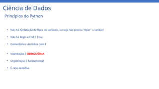BigData - Aula de Bigdata - Intro Python | PPTX