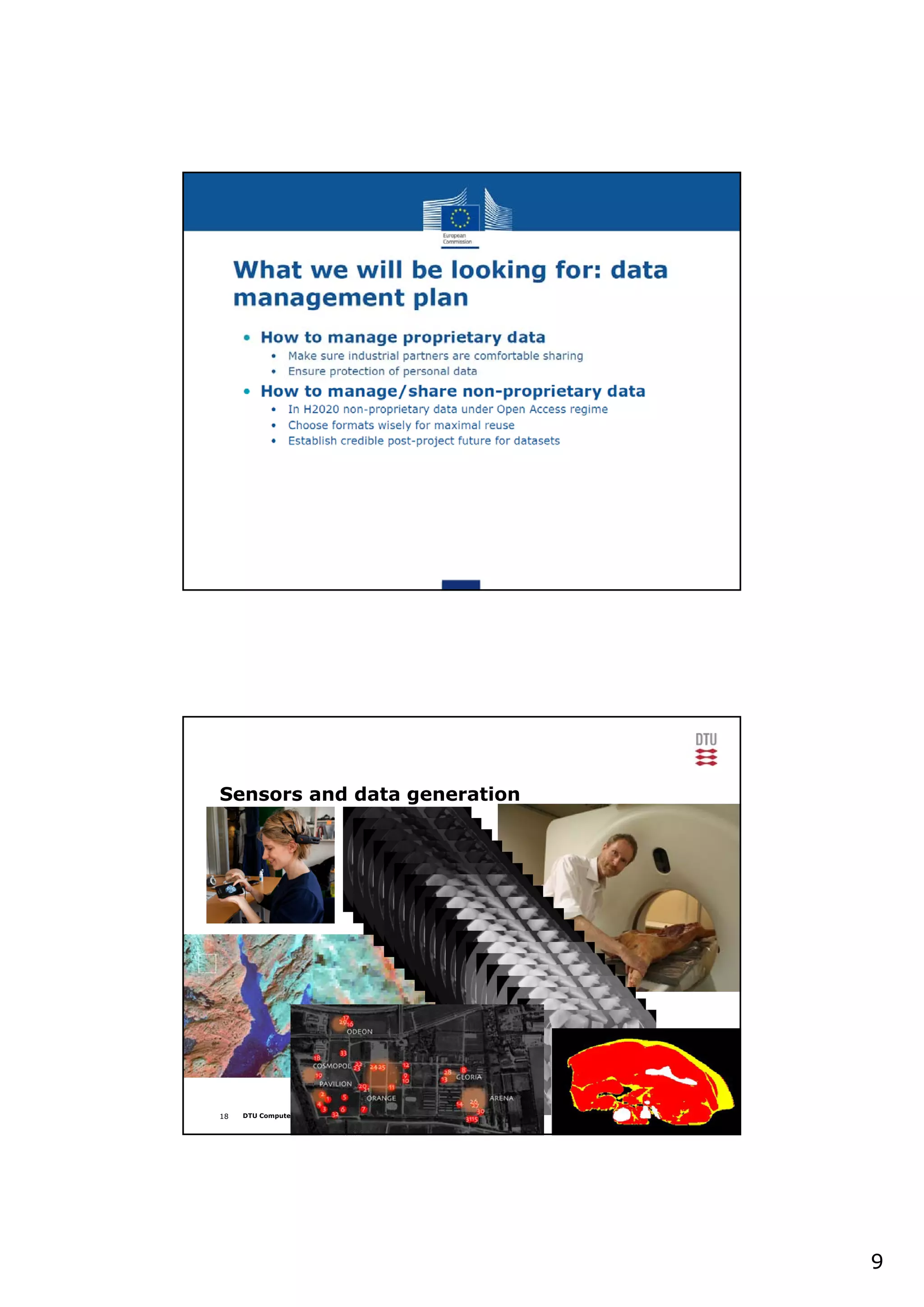 9
17 DTU Compute, Technical University of Denmark
18 DTU Compute, Technical University of Denmark
Sensors and data generation
 