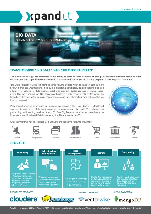 Big Data Datasheet