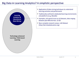 Big Data in Learning Analytics - Analytics for Everyday Learning | PDF