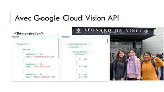 Avec Google Cloud Vision API
<Démonstration>
 