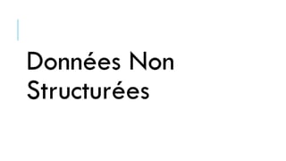 Données Non
Structurées
 