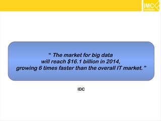 16 
Prediction #1 
Hadoop will gain in stature 
 