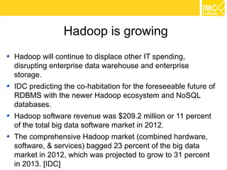 19 
Prediction #2 
SQL holds biggest promise 
for Big Data 
 