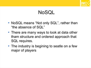 42 
Popular NoSQL/New SQL Distributions 
 