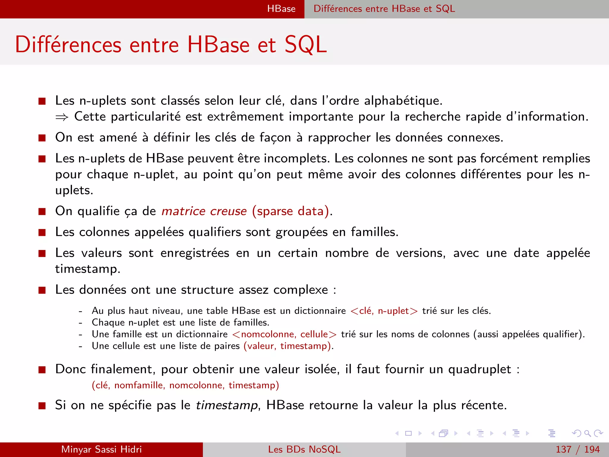 Création d’un projet Java Wordcount sous Eclipse
Création d’un projet Java Wordcount sous Eclipse
Création d’un nouveau projet
Lien : http ://fr.slideshare.net/andreaiacono/mapreduce-34478449 ?related=1
http ://www.michael-noll.com/tutorials/writing-an-hadoop-mapreduce-program-in-python/
Minyar Sassi Hidri Technologies pour le Big Data 136 / 227
 