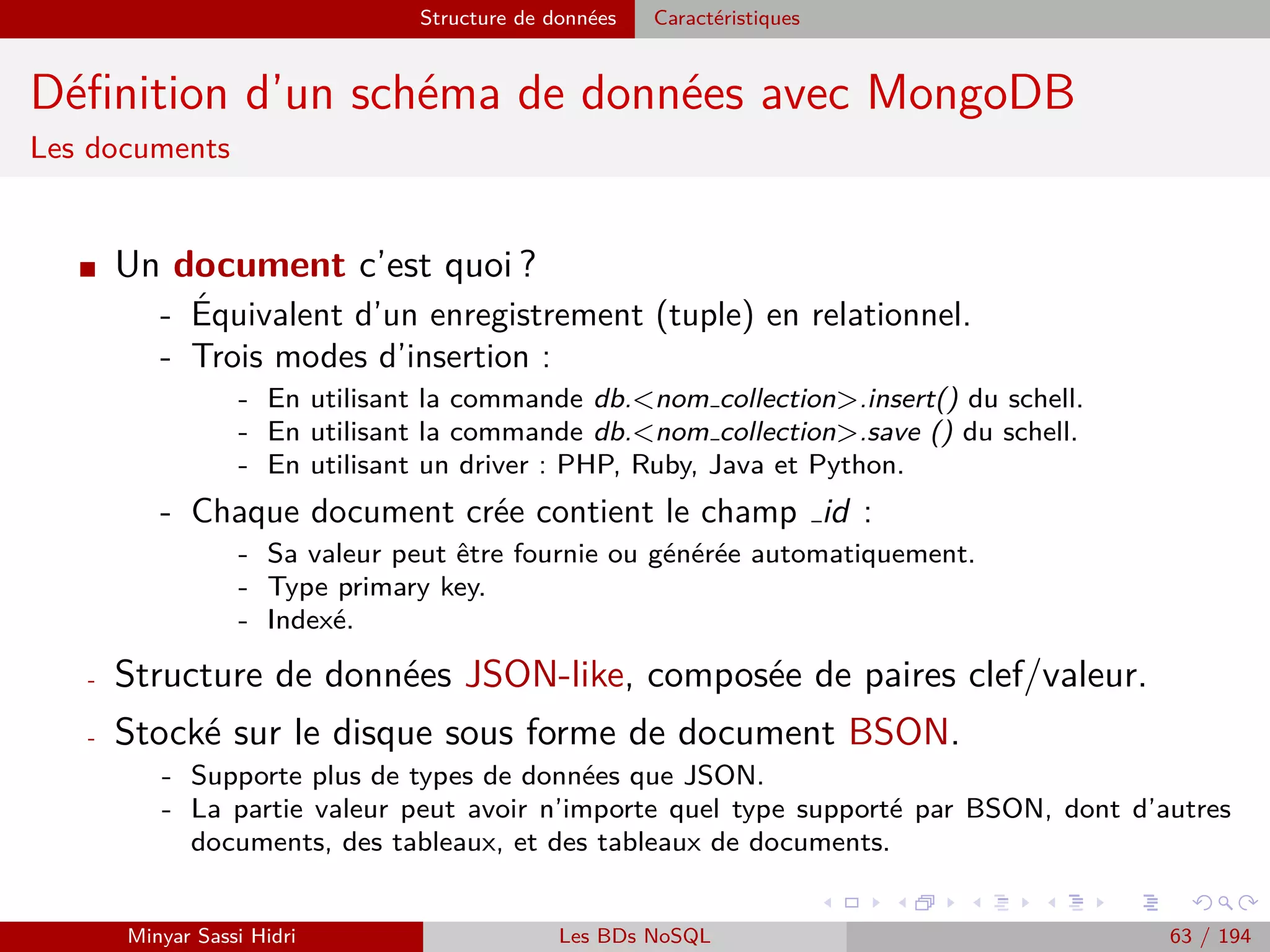 Hadoop La solution : Apache Hadoop
Qui utilise Hadoop ?
...et des centaines d’entreprises et universités à travers le monde.
Minyar Sassi Hidri Technologies pour le Big Data 62 / 227
 