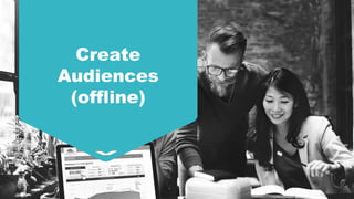 Create
Audiences
(offline)
 