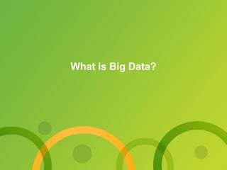 What is Big Data? 
 