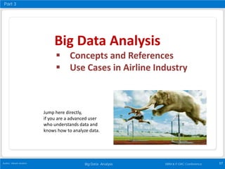 Big Data Analysis 17Author: Vikram Andem ISRM & IT GRC Conference
Big Data Analysis
 Concepts and References
 Use Cases ...