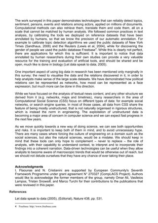 Big data analysis of news and social media content | PDF
