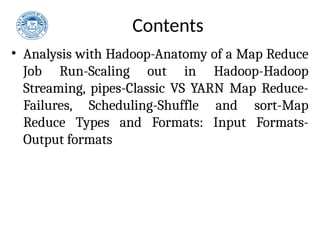 MAP REDUCE Concepts in Big Data Analytics | PPTX