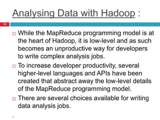 MAP REDUCE Concepts in Big Data Analytics | PPTX