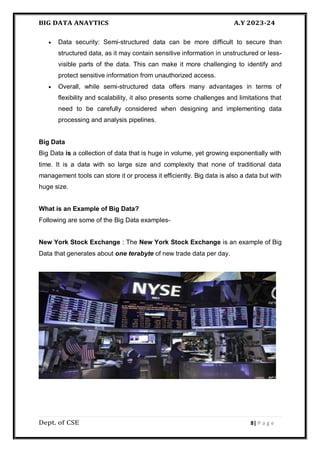 BIG DATA ANALYTICS EASSY notes for sybsc it student | PDF