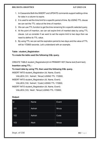 Usaf Ttl Example BIG DATA ANALYTICS EASSY notes for sybsc it student | PDF