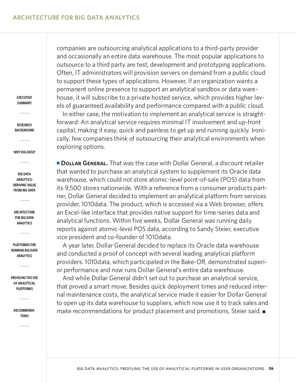Big Data Analytics Research Report